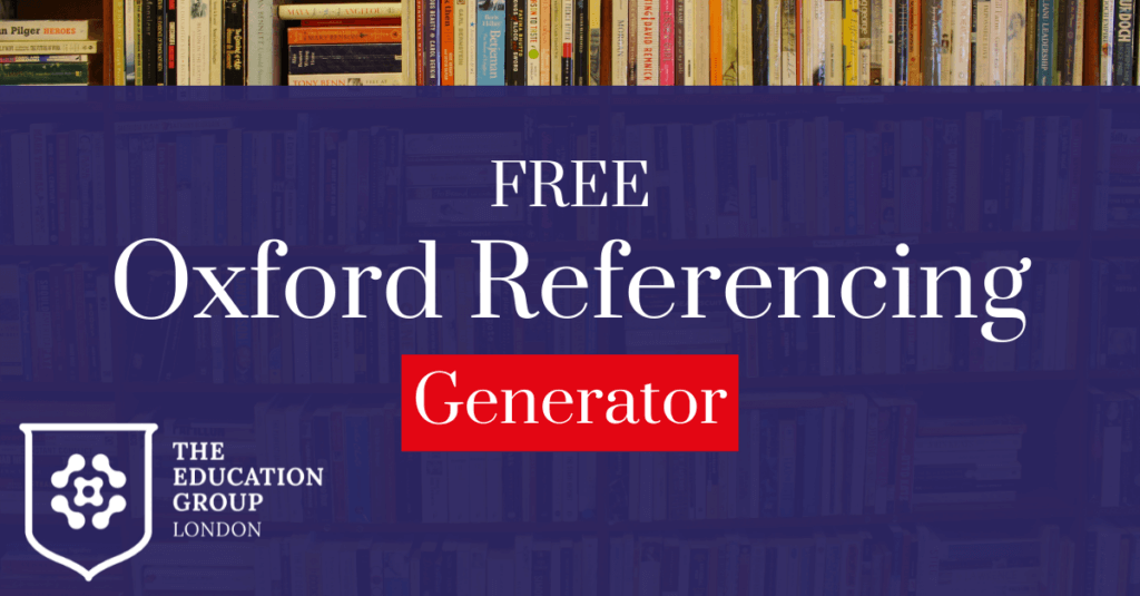Free Oxford Referencing Generator