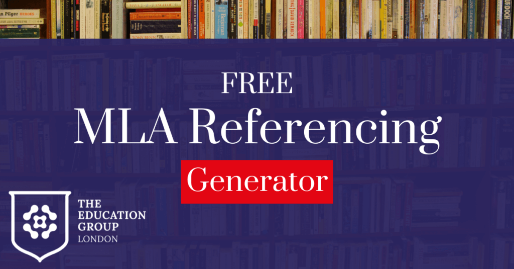 Free MLA Referencing Generator